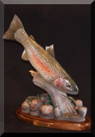 Rainbow Trout sculpture